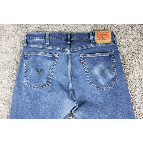 Levis 559 Relaxed Straight Jeans Men 38x34 Blue Denim Casual Classic - Picture 9 of 10